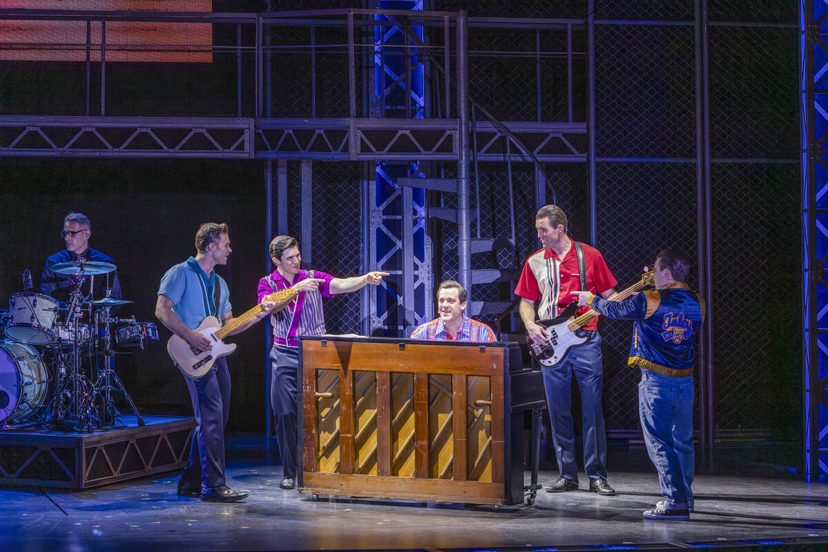 A scene from "Jersey Boys" at Orleans Showroom. (Dave Bassett)