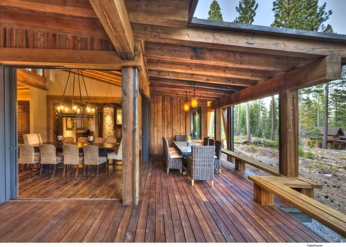 The outdoor kitchen. (Vance Fox)