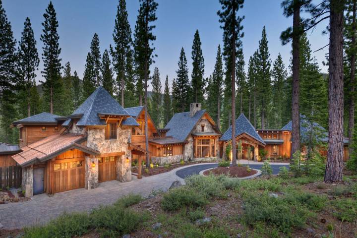 A Lake Tahoe luxury mountain home is on the market for $13,495,000. It offers option for two ho ...