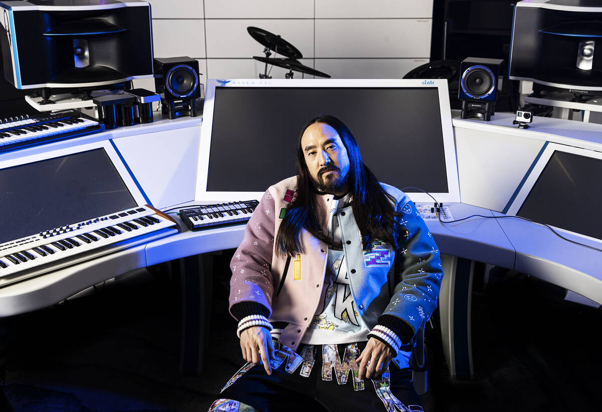 From his music production room to his new NFT-driven ventures, Aoki is very tech-forward. (Ben ...