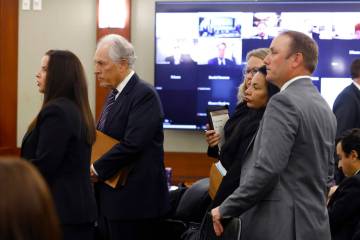 Attorneys representing Republican electors accused of a fake elector scheme appear in court dur ...