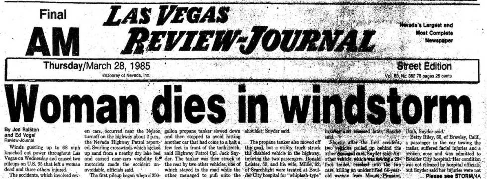 Las Vegas Review-Journal archives (via Newsbank)