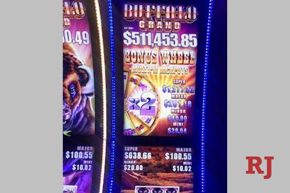 $511K slots jackpot won at off-Strip casino