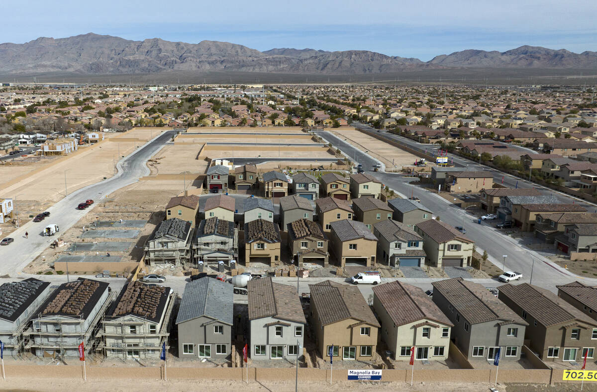 Construction is underway for a new housing development at the corner of Ann Road and Donna Str ...