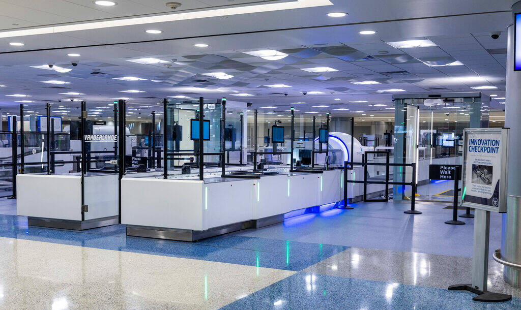 A new self-service passenger screening prototype from the Transportation Security Administratio ...