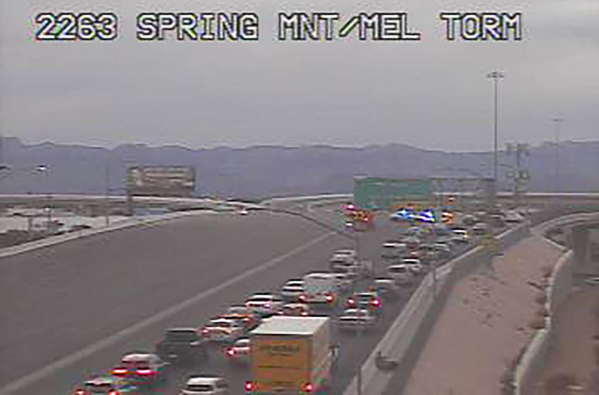 All traffic exits ramps on Interstate 15 at Spring Mountain Road and Mel Torme Way for a fatal ...
