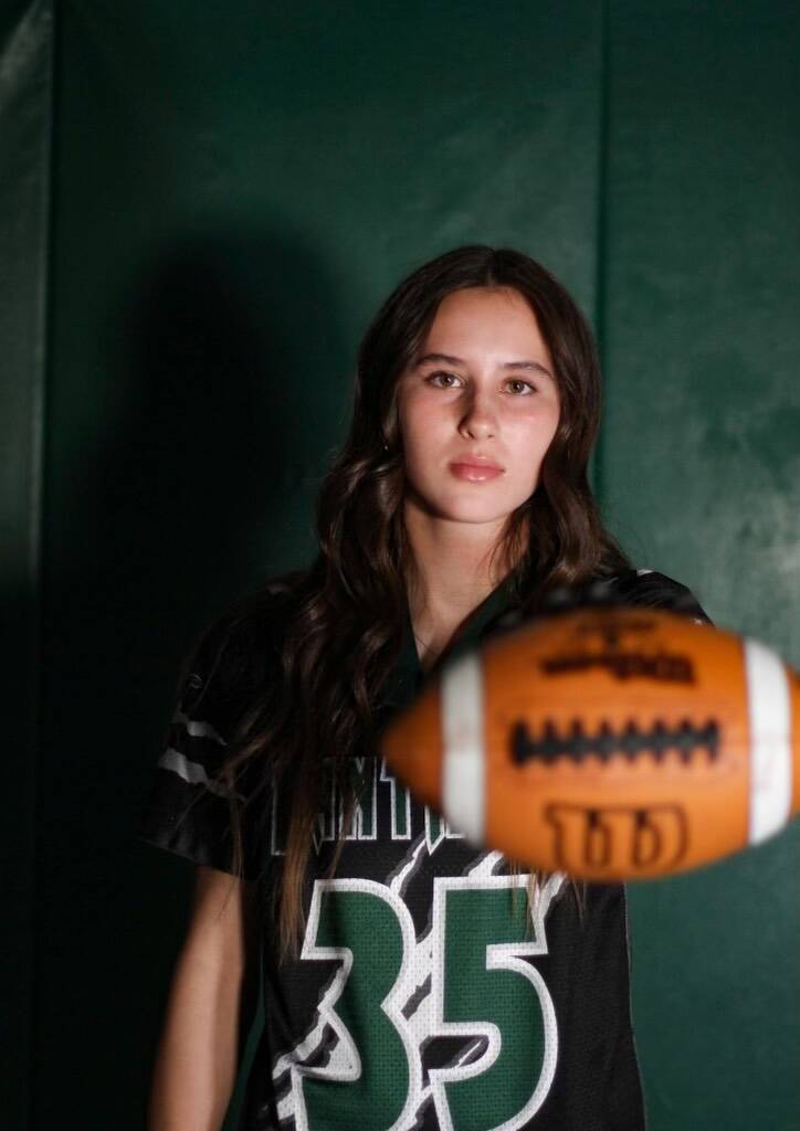 Palo Verde's Tia Brown is a member of the Nevada Preps All-Southern Nevada flag football team.