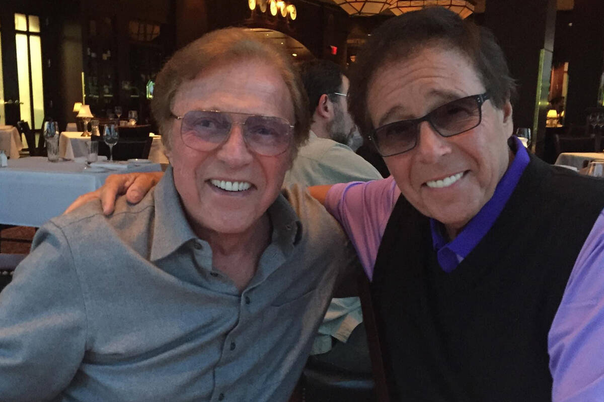 Steve Lawrence and Dennis Bono were neighbors for 15 years in Las Vegas, and best friends. (Den ...