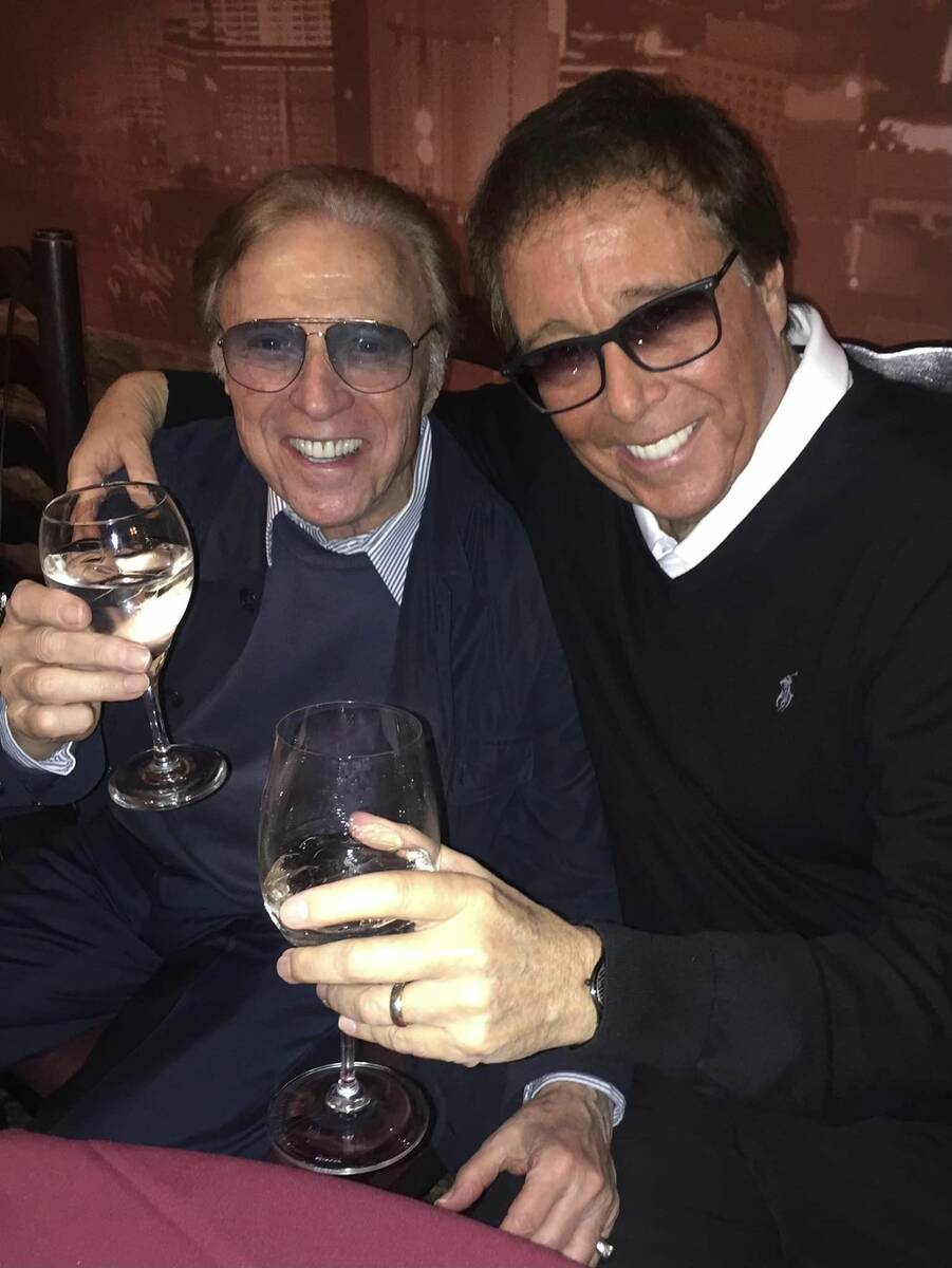 Steve Lawrence and Dennis Bono were neighbors for 15 years in Las Vegas, and best friends. (Den ...