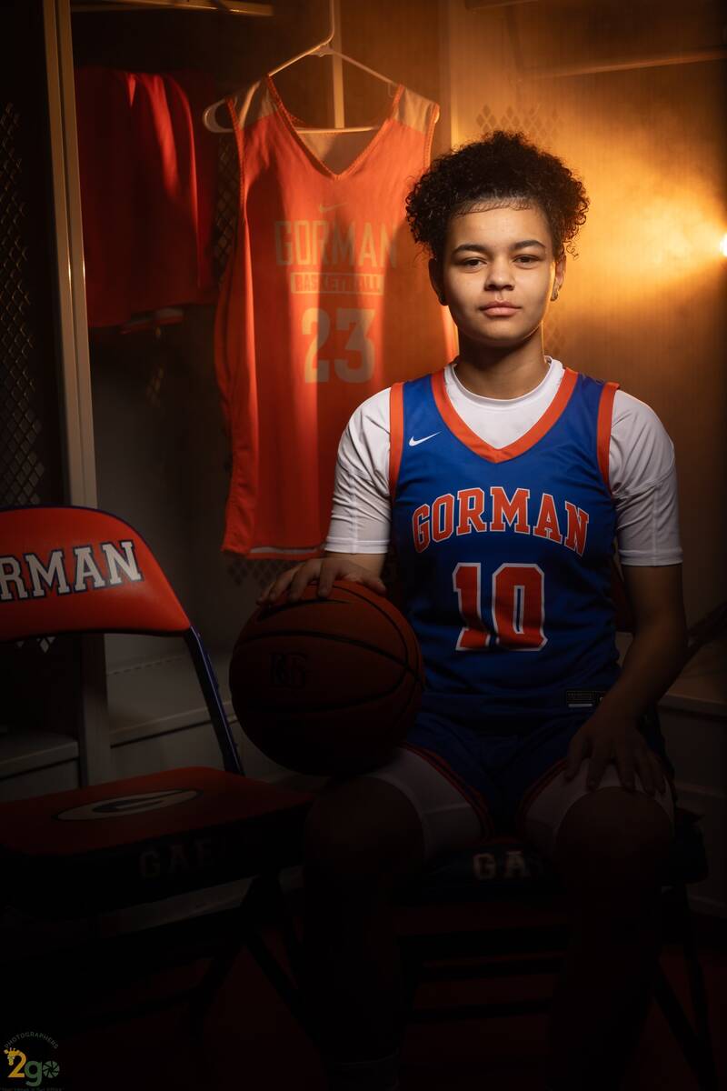 Bishop Gorman's Aaliah Spaight is a member of the Nevada Preps All-Southern Nevada girls basket ...