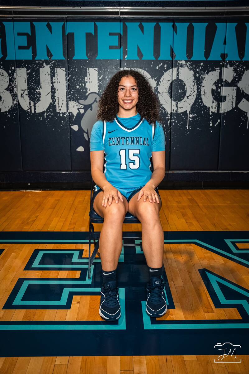 Centennial's Jada Price is a member of the Nevada Preps All-Southern Nevada girls basketball te ...