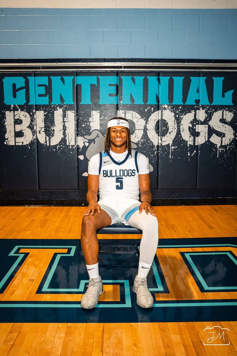 Centennial's RJ Nance is a member of the Nevada Preps All-Southern Nevada boys basketball team.