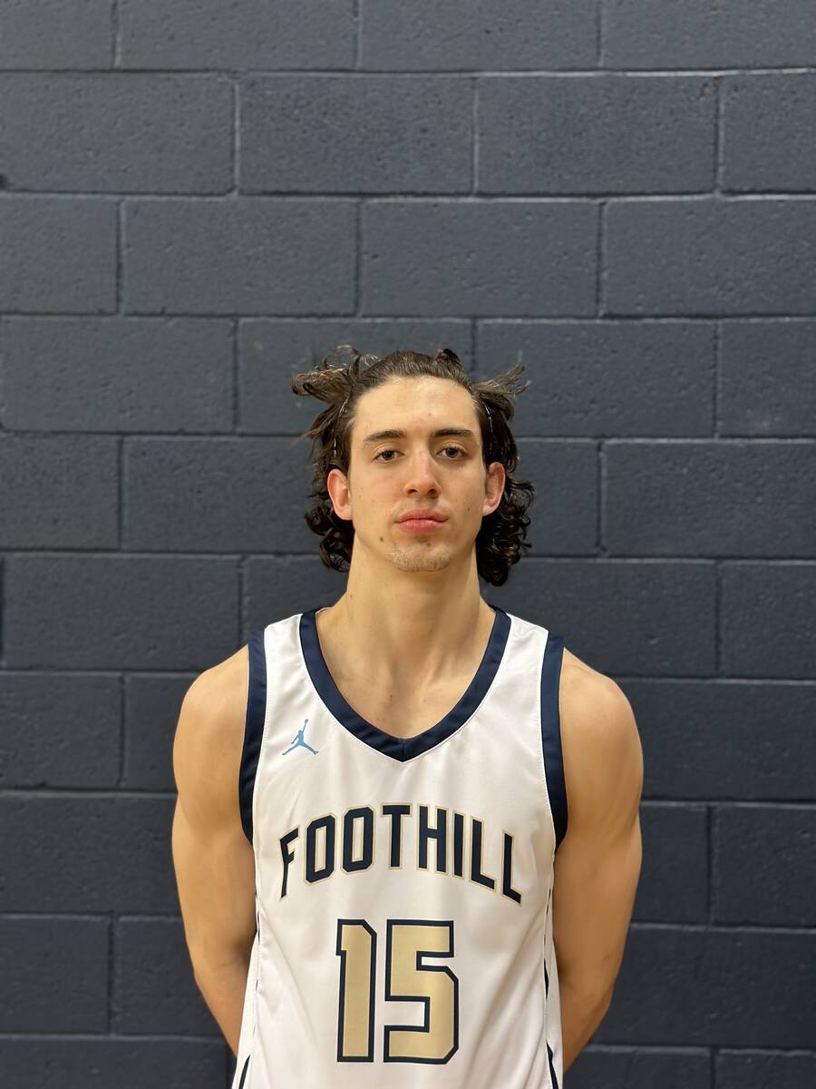 Foothill's Zak Abdalla is a member of the Nevada Preps All-Southern Nevada boys basketball team.