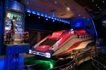 A view of the star Tours entrance during the media preview of Star Wars Season of The Force at ...