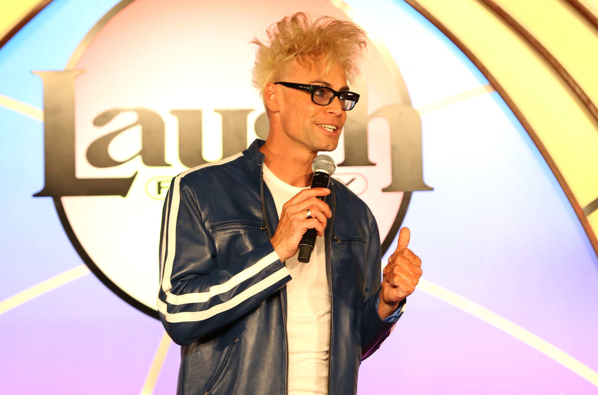 Murray Sawchuck performs at the Laugh Factory inside the Tropicana on October 24, 2018. (Photo ...