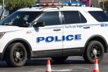 North Las Vegas police (Bizuayehu Tesfaye/Las Vegas Review-Journal)