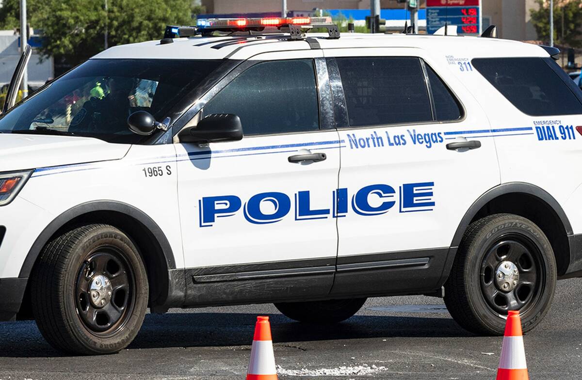 North Las Vegas police (Bizuayehu Tesfaye/Las Vegas Review-Journal)