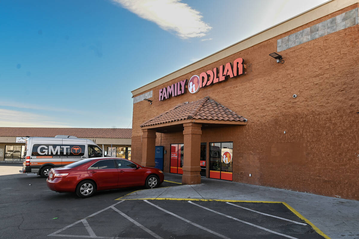 A Family Dollar store at Pecos and Desert Inn Roads is seen Wednesday, March 13, 2024, in Las V ...