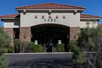 Silver Hills Health Care Center on Wednesday, April 15, 2020, in Las Vegas. (Las Vegas Review-J ...