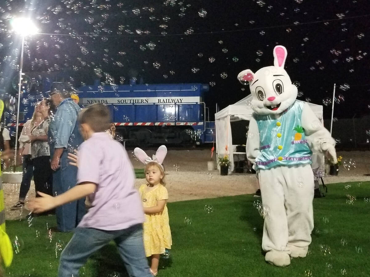 Families can enjoy the Bunny Express Friday, Saturday and Sunday nights through March 30 at the ...