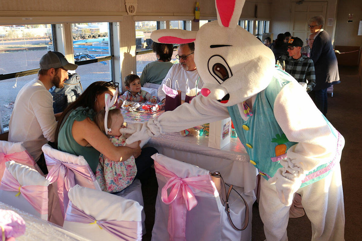 Families can enjoy the Bunny Express Friday, Saturday and Sunday nights through March 30 at the ...