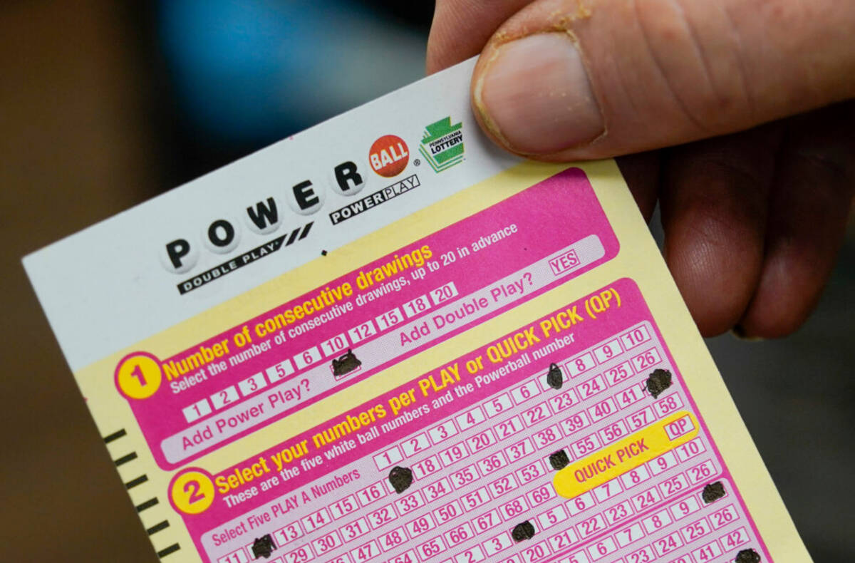 A Powerball ticket. Nobody has won the jackpot . (AP file/Keith Srakocic)