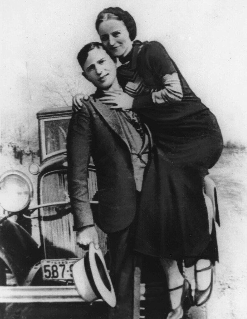 Undated file photo of bandits Bonnie Parker and Clyde Barrow. (AP Photo/File)