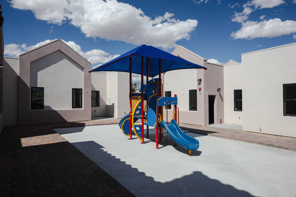 The play area at a new Ronald McDonald House in the final phase of construction in Las Vegas, M ...