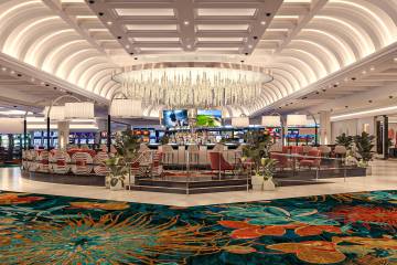 Suncoast's casino floor will also get a transformation, including stone pathways around the per ...