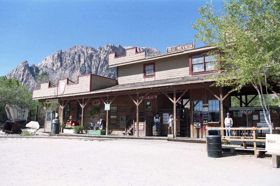 The Old Nevada Mining Town at Bonnie Springs/Old Nevada in August 1997. Founder Bonnie Levinson ...