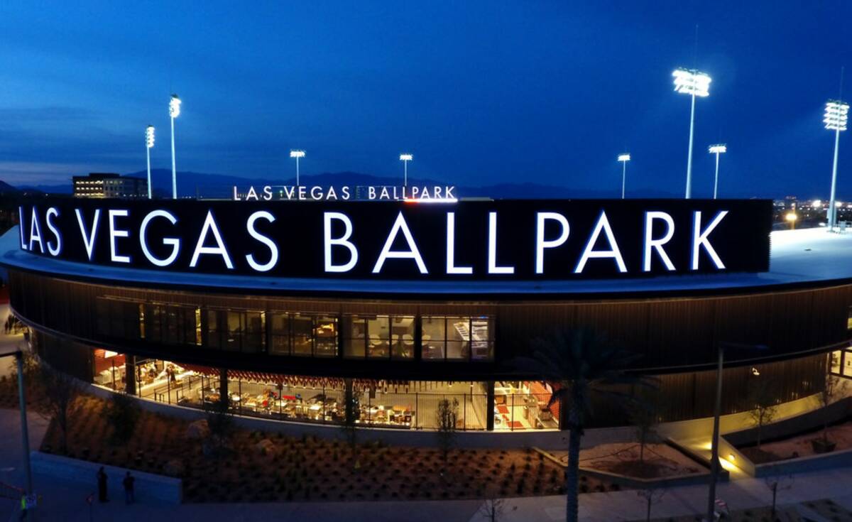 The Las Vegas Ballpark in Downtown Summerlin, home of the Las Vegas Aviators Triple-A baseball ...