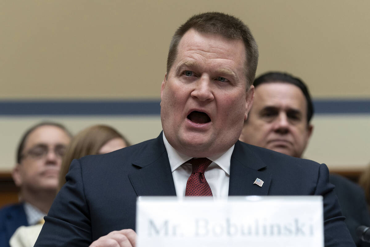 Tony Bobulinski testifies before the House Oversight and Accountability Committee on Capitol Hi ...