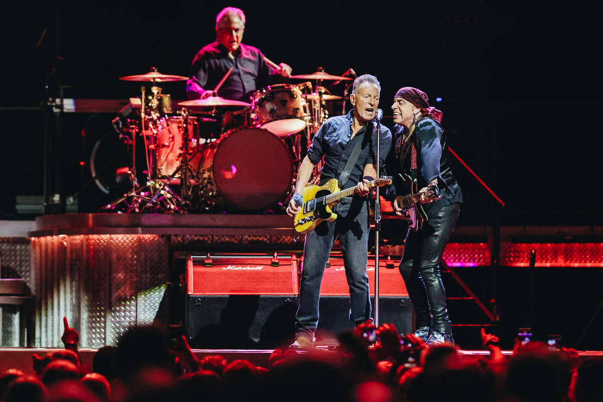 Bruce Springsteen performs with his E Street Band during the Springsteen & E Street Band 2024 W ...