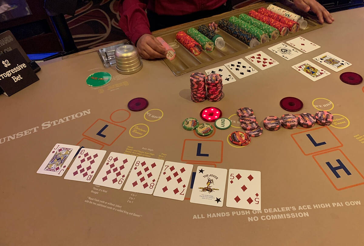 The Pai Gow progressive jackpot was worth $250,000.12. (Station Casinos)