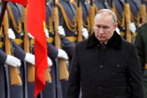 Russian President Vladimir Putin. (Alexei Nikolsky, Kremlin Pool Photo via AP)