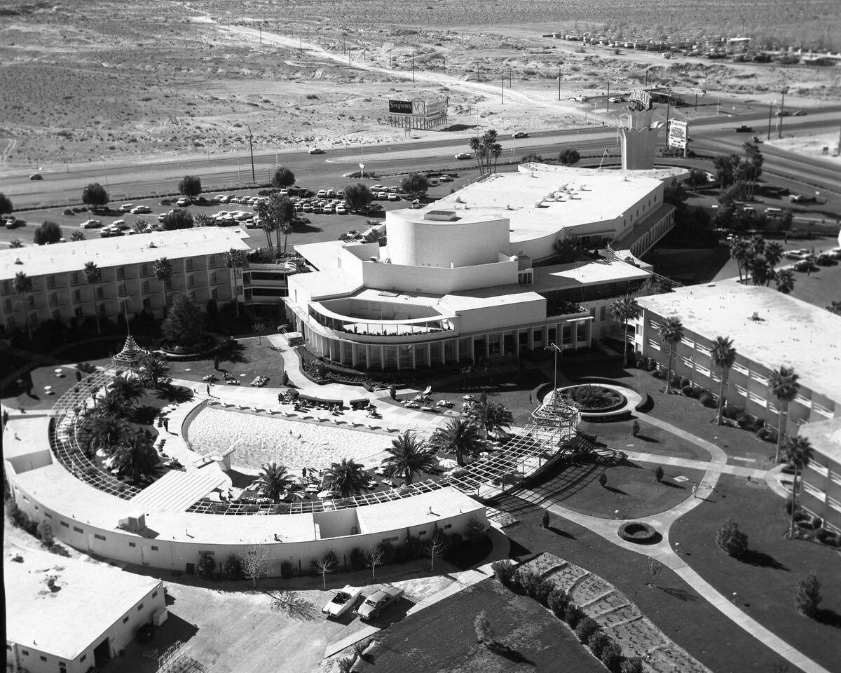 3/16/61 aerial of Tropicana 8869-0028