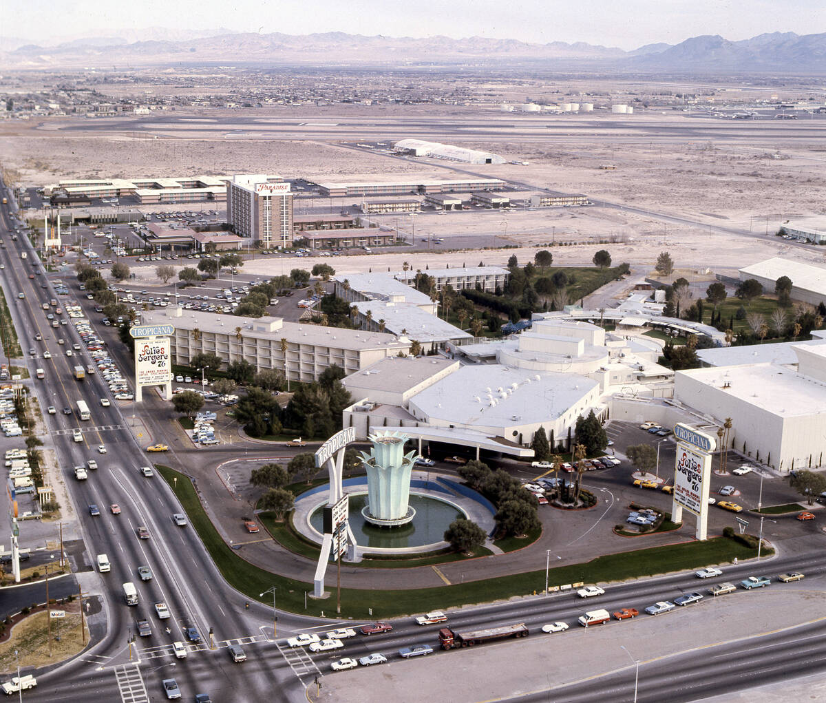 1/15/76 Tropicana Paradise Hotel/Casino in background