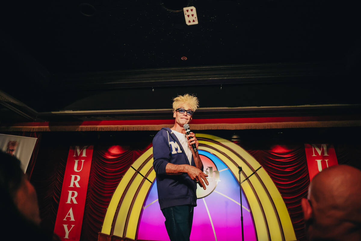 Murray Sawchuck performs his last headlining show inside of the Laugh Factory at the Tropicana ...