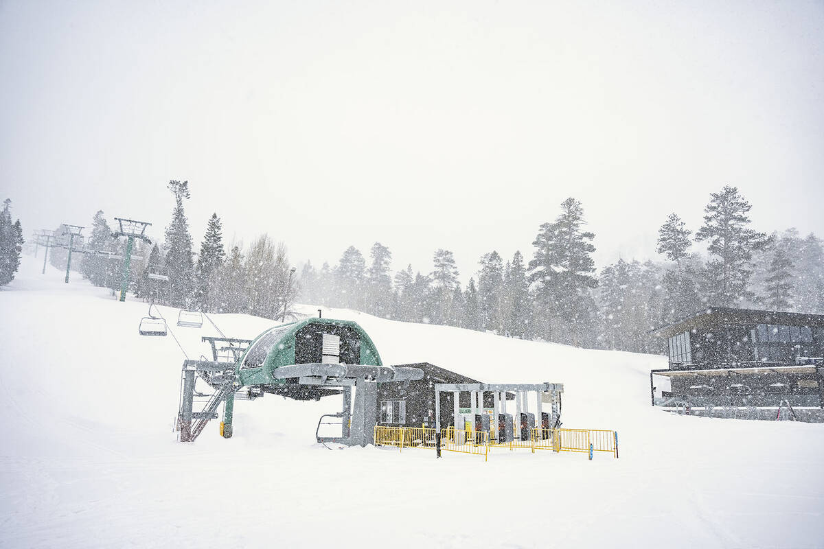 Up to a foot of snow is forecast for Mount Charleston and the Spring Mountains on Easter weeken ...