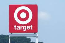 A sign outside a Target store is seen Wednesday, May 24, 2023, in Nashville, Tenn. Don't count ...