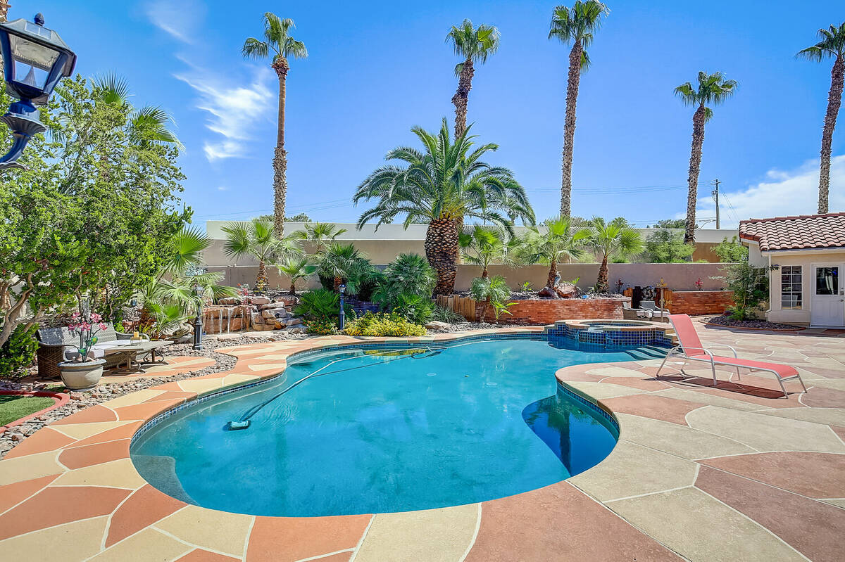 A close-up of the backyard and pool. (Photo: Realty One Group)