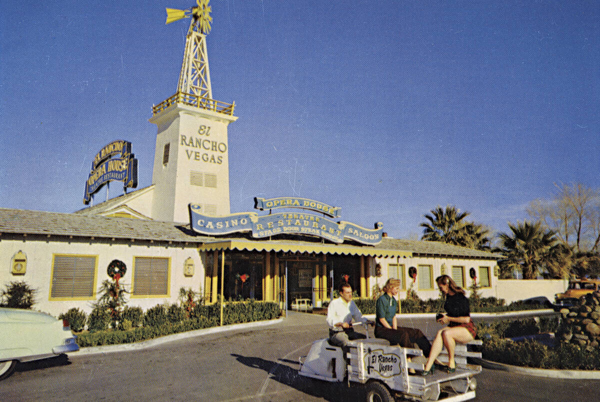 El Rancho Vegas epitomized the Old West style of the early Las Vegas Strip. (Las Vegas Review-J ...