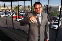 Josh “Chop” Towbin stands in his office at Towbin Dodge in Henderson on Sept. 27, 2002. (Jo ...