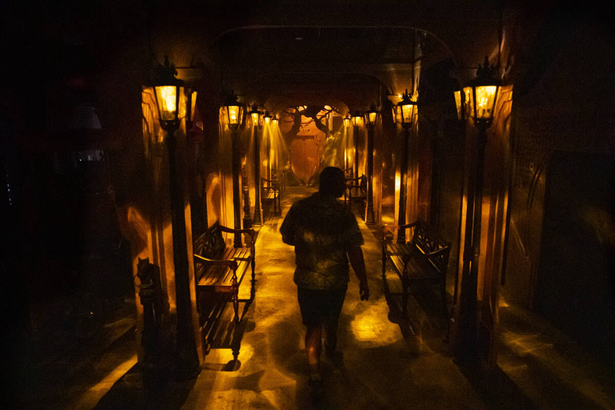 Bryan Davis, founder of Lost Spirits Distillery, leads an immersive tour at the distillery at A ...