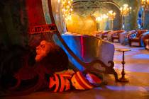 Guests at the "20,000 Leagues Under The Sea" tasting room can sip 105-proof whiskey. (Chase Ste ...
