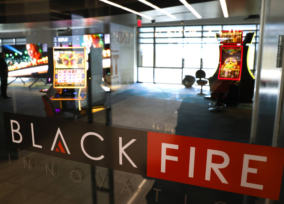 UNLV Black Fire Innovation, the first flagship tech building, is pictured at the Harry Reid Res ...