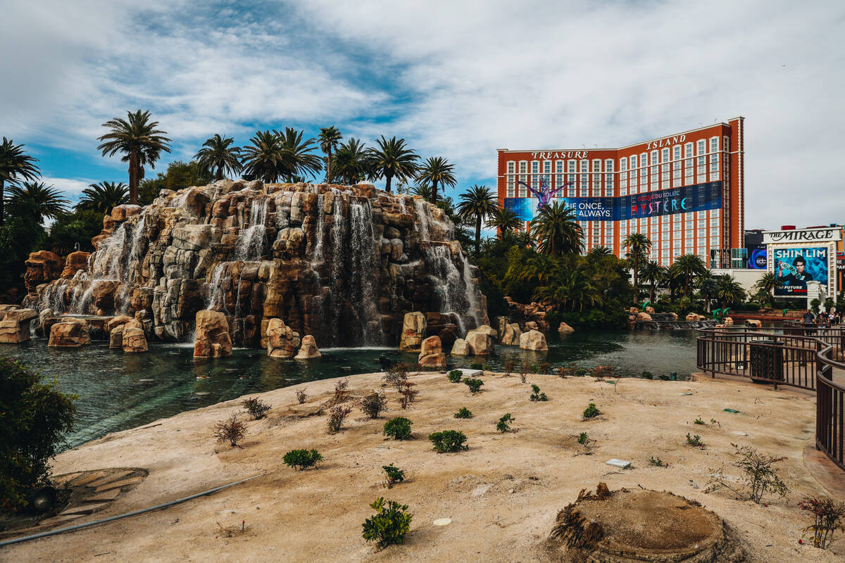 The volcano is seen at the Mirage on Thursday, Feb. 29, 2024, in Las Vegas. (Madeline Carter/La ...