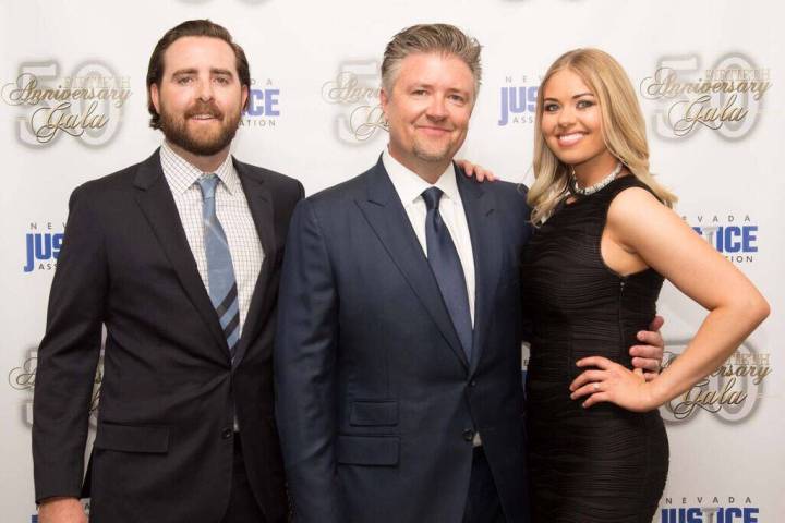 Dennis Prince, center, with son Scot Prince, left, and Taylor Prince (Prince family)