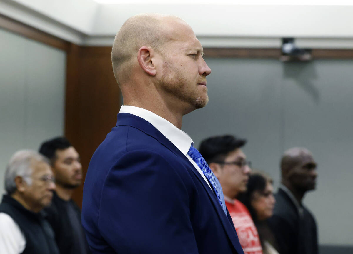 Daniel Rodimer appears in court during a hearing at the Regional Justice Center Wednesday, Apri ...