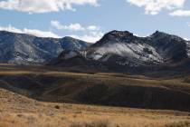 The Rhyolite Ridge lithium-boron mine project site is seen on Feb. 22, 2024, in Esmeralda Count ...